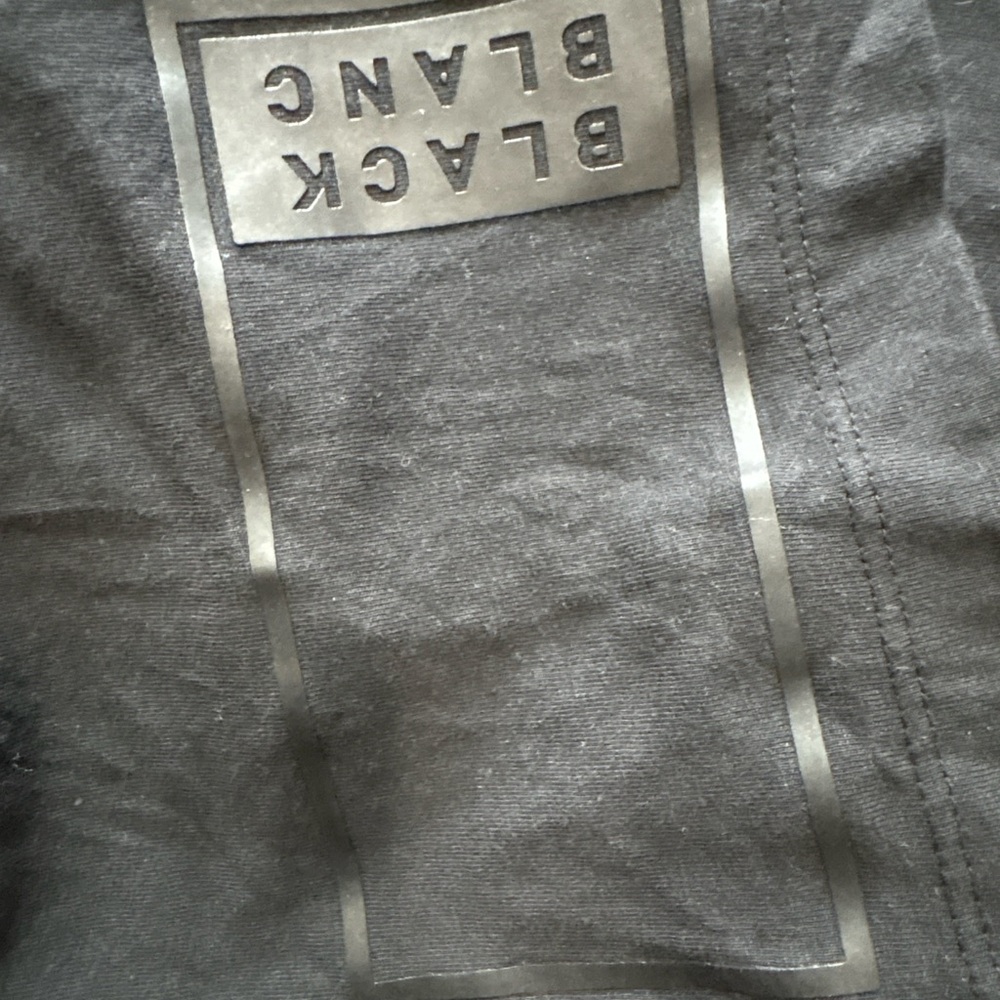 Black N Blanc Techwear Graphic Pocket Tee Medium Black Utility Streetwear - Picture 7 of 7